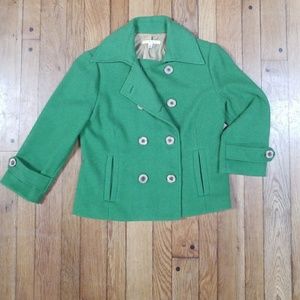Green crop Peacoat